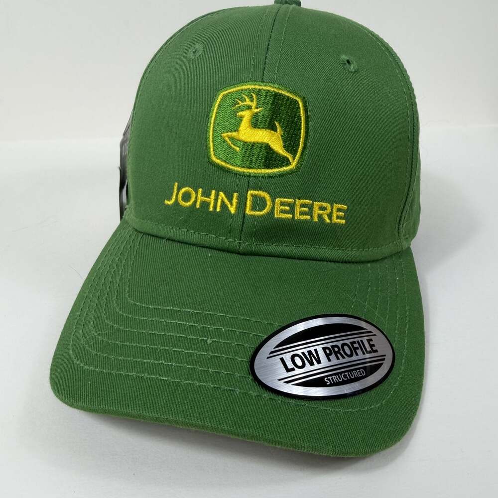 John Deere Green Low Profile Structured Hat